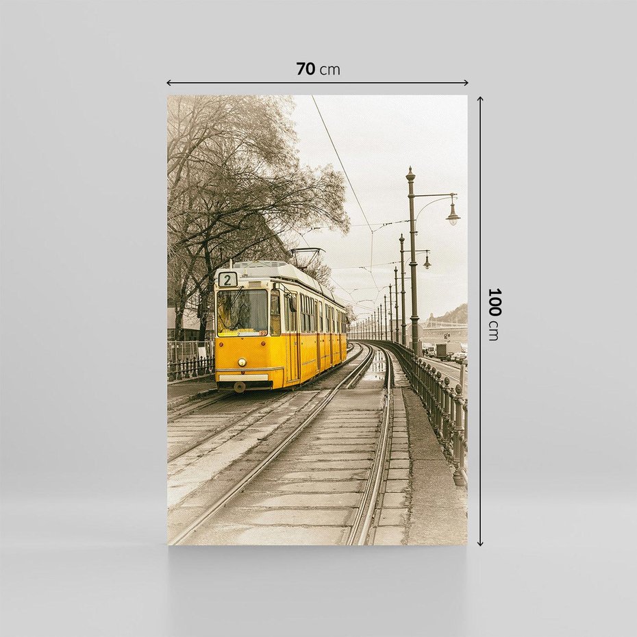 Obraz na płótnie 70x100 - Tramwaj w Lizbonie - Lizbona, tramwaj