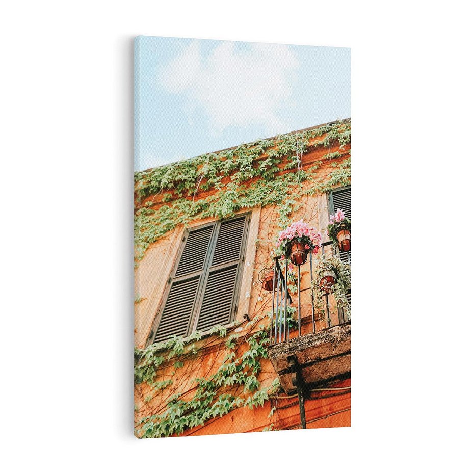 Obraz na płótnie 70x100 - Okno do włoskich budynków - włoskie, budynki