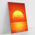 Obraz na płótnie 80x120 - Słońce nad morzem - słońce, morze