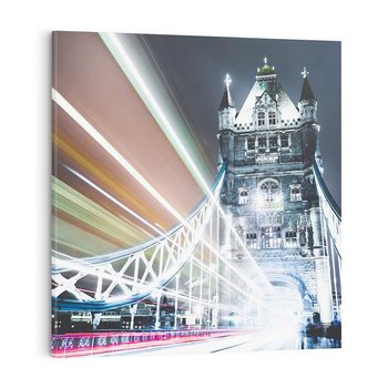 Obraz na płótnie 60x60 - Tower Bridge - Most w Londynie - Tower Bridge, most