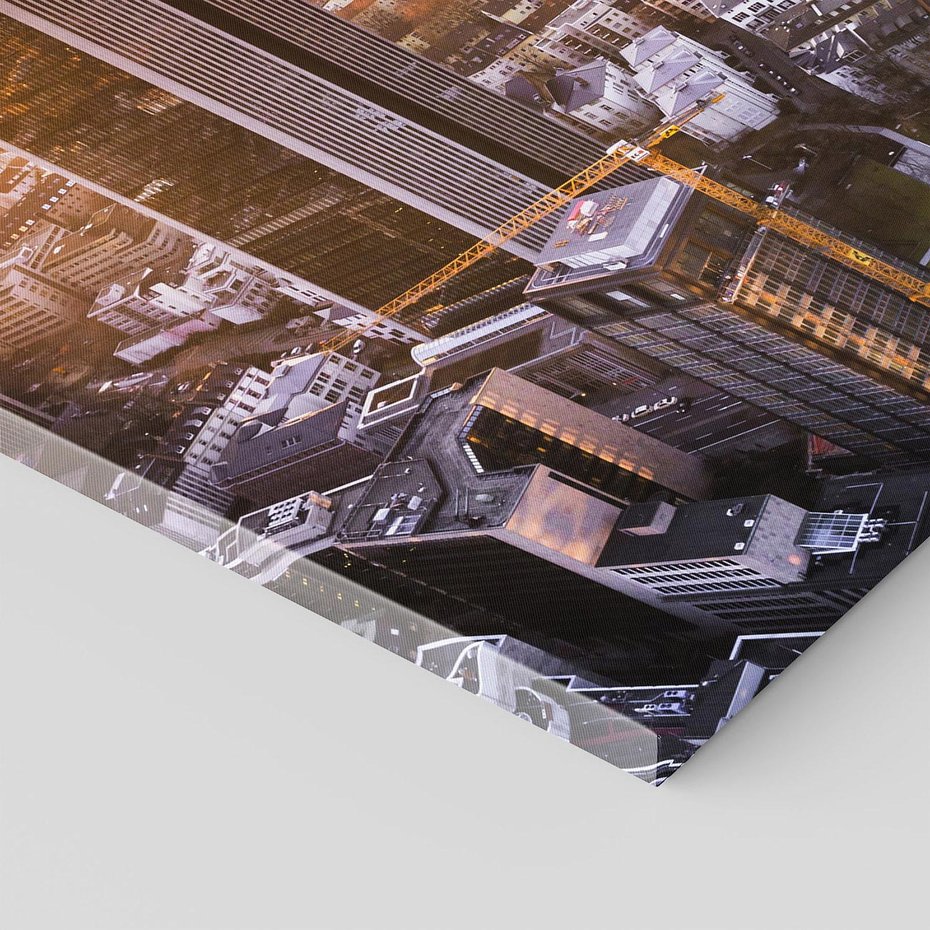 Obraz na płótnie 80x120 - Magiczny Frankfurt - miasto kontrastów - Frankfurt, Niemcy