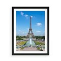 Plakat w ramie 50x70 - Wieża Eiffla - Eiffla, Paryż - rama czarna