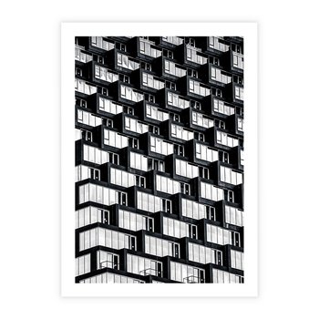 Plakat bez ramy 50x70 - Elegancja Wysokości - architektura, wieżowiec