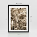 Plakat w ramie 30x40 - Zbliżenie na Kłosy Zboża - zboża, kłosy zboża - rama czarna