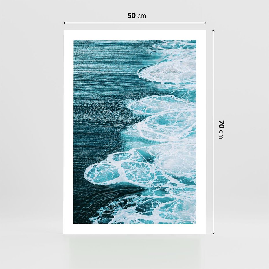 Plakat bez ramy 50x70 - Morska potęga - morze, ocean