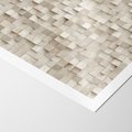 Plakat bez ramy 30x40 - Geometryczne 3D: Abstrakcyjna Harmonia - geometryczne, 3D