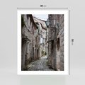 Plakat bez ramy 40x50 - Malownicza uliczka we Włoszech - uliczka, Włoch