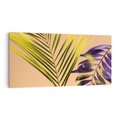 Obraz na płótnie 140x70 - Delikatne Piękno - palma, pastele