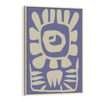 Obraz w ramie 50x70 - Widok Abstrakcyjny - skandynawski styl, plakat - rama drewno