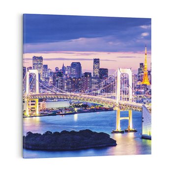 Obraz na płótnie 50x50 - Tokio - pulsujące serce Japonii - Tokio, Japonia