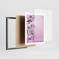 Plakat w ramie 40x50 - Relaksujące Piękno - kwiaty, orchidea - rama czarna