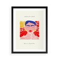 Plakat w ramie 50x70 - Bezgraniczne Rytmy - kobieta, sztuka abstrakcyjna - rama czarna
