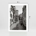 Plakat bez ramy 50x70 - Zabłądzić w Wenecji - wenecja, kanały