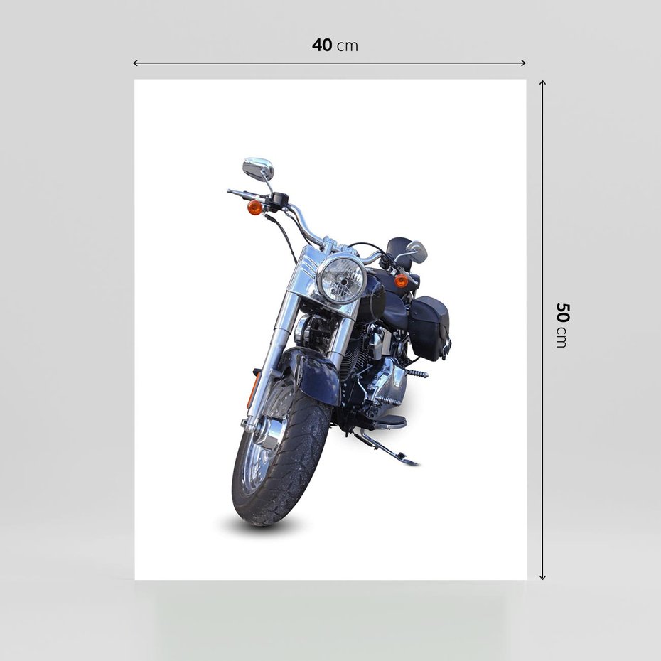 Plakat bez ramy 40x50 - Motocykl w ruchu - motor, bike