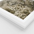 Plakat w ramie 50x70 - Pampas i Bocho - suche trawy, bocho - rama biała