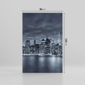 Obraz na płótnie 80x120 - Miejskie Migawki - noc, NY
