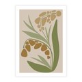 Plakat bez ramy 30x40 - Minimalizm z Roślinami - nowoczesny plakat, roślinność