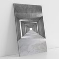 Obraz na płótnie 50x70 - Abstrakcyjna głębia - 3D, tunel