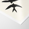 Plakat bez ramy 30x40 - Kreatywne Echa - jaskółki, minimalizm