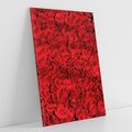 Obraz na płótnie 50x70 - Czerwona Pasja - czerwone, róże