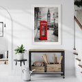 Plakat bez ramy 50x70 - Budka telefoniczna w Londynie - budka, Londyn