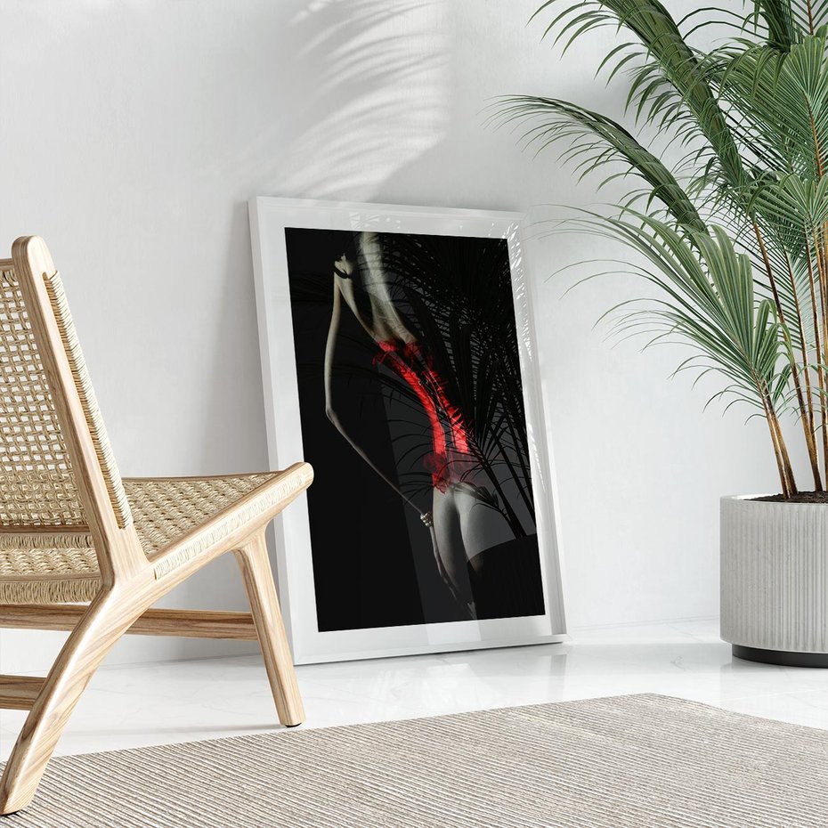 Plakat bez ramy 21x30 - Piękno i Siła - akt, kobieta