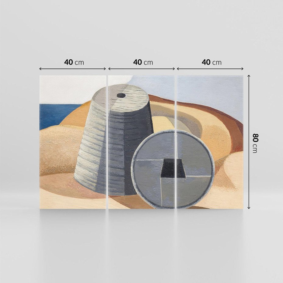 Obraz na płótnie 120x80 - Mineral Objects (1935), Paul Nash - Reprodukcja - reprodukcja, obraz na płótnie