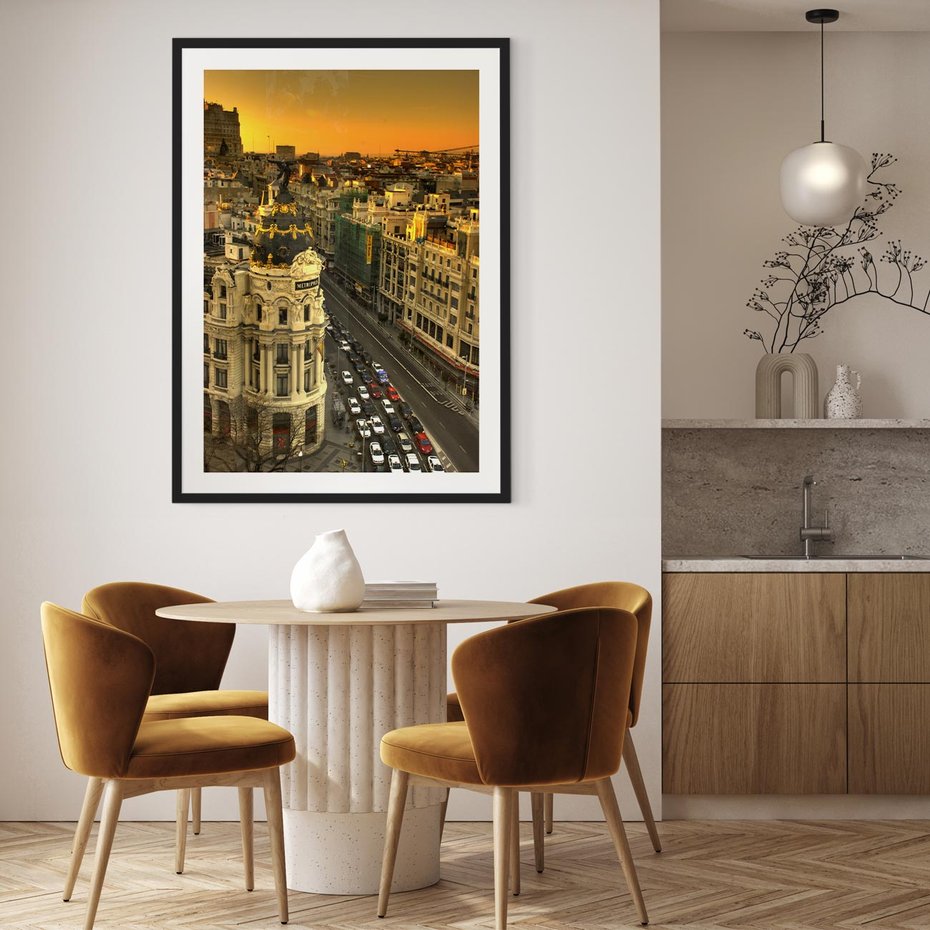 Plakat bez ramy 40x50 - Miasto Metropolii - miasto, metropolia