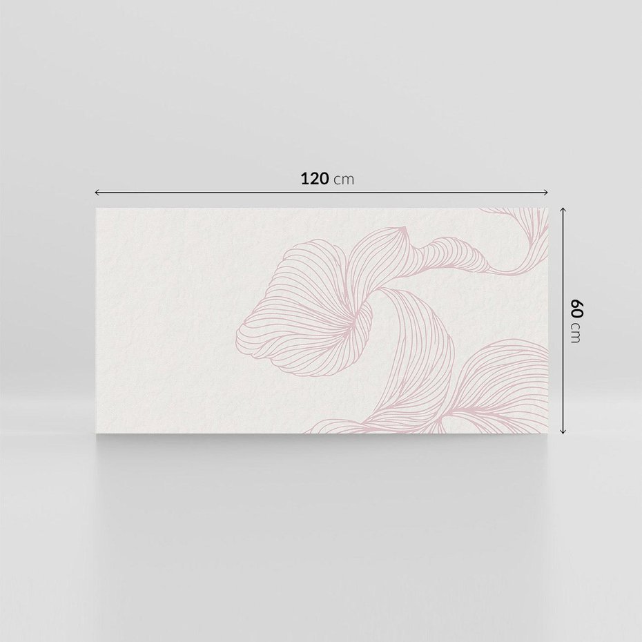 Obraz na płótnie 120x60 - Szept marzeń i tajemnic - abstrakcyjne, roślinne ornamenty