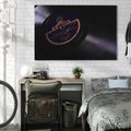 Obraz na płótnie 70x50 - Płyta Vinyl - Muzyka Retro - płyta, vinyl