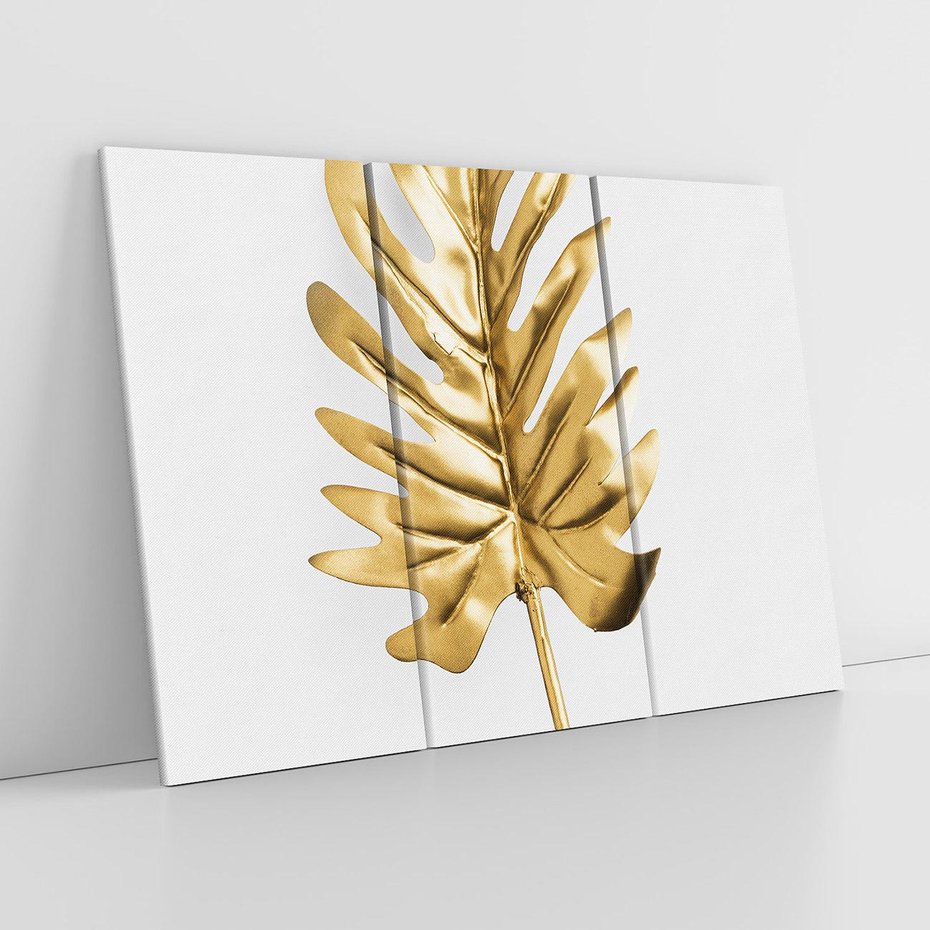 Obraz na płótnie 120x80 - Ponadczasowy Urok - złote, liście