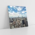 Obraz na płótnie 40x40 - Nowy Jork: Miasto niekończących się możliwości - Nowy York, USA