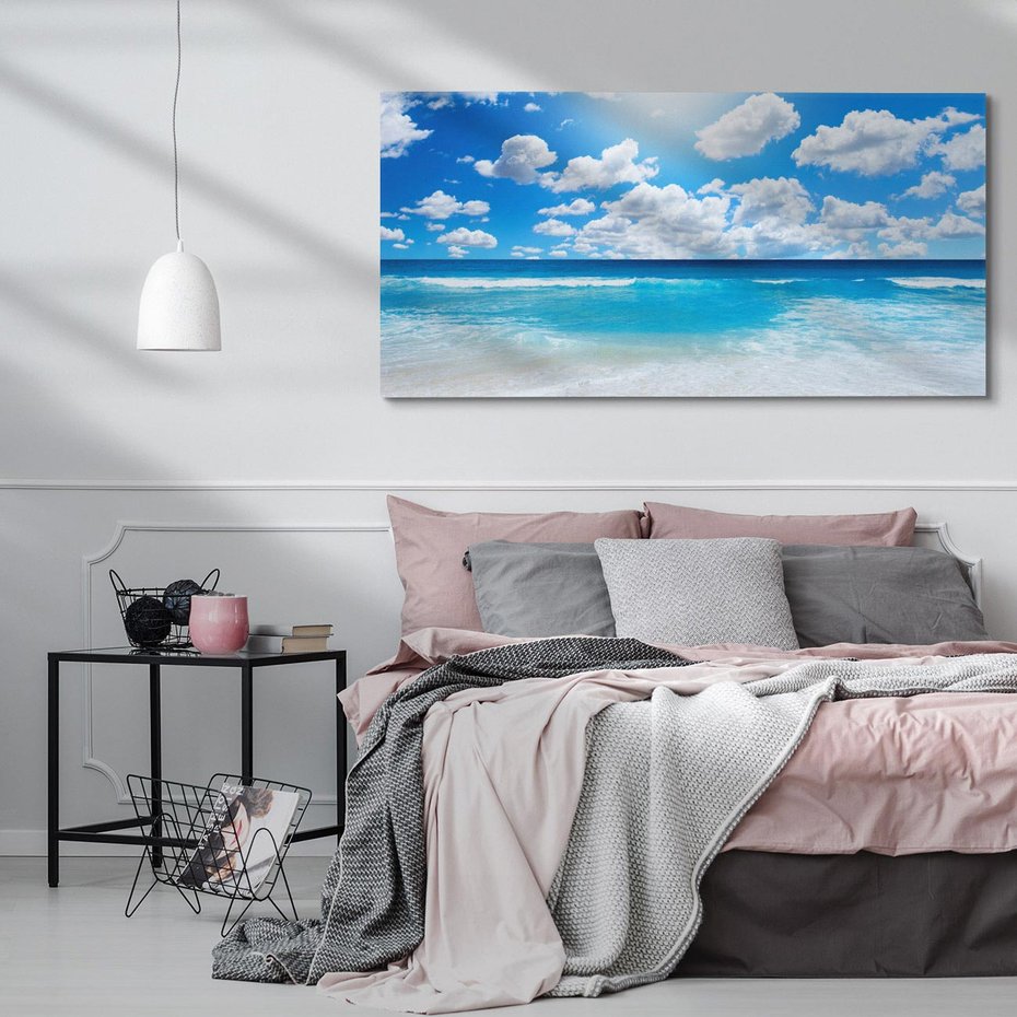 Obraz na płótnie 100x50 - Wakacyjna plaża - plaża, wakacje