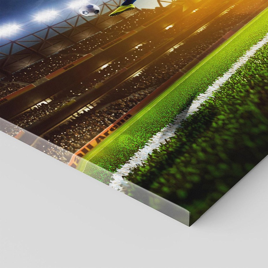 Obraz na płótnie 70x70 - Pasja Sportu - stadion, piłka nożna