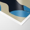 Plakat bez ramy 21x30 - Zaklęta Kompozycja - abstrakcyjny plakat, nowoczesna sztuka