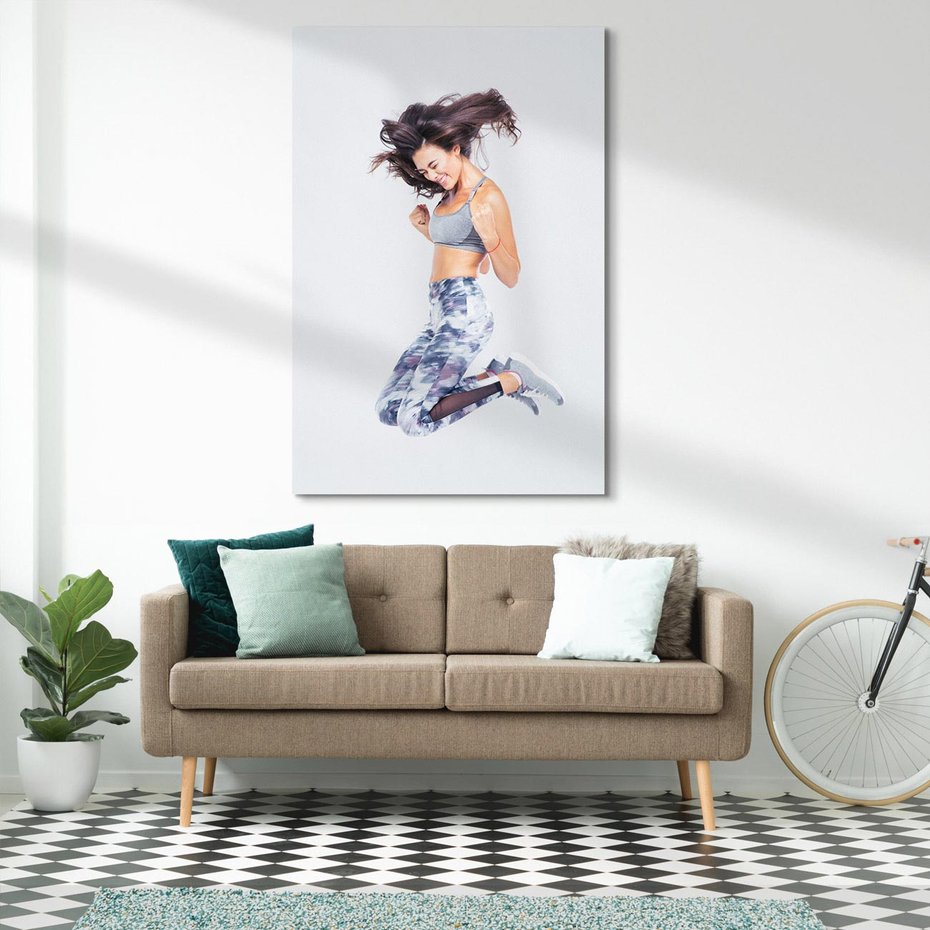 Obraz na płótnie 70x100 - Sportowy Ducha: Energia i Siła - fitness, sport