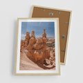Plakat w ramie 50x70 - Spektakularne Formacje Naturalne - kanion, pustynia - rama drewno