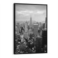 Obraz w ramie 50x70 - Majestatyczne Wysokości - Nowy Jork, wieżowce - rama czarna