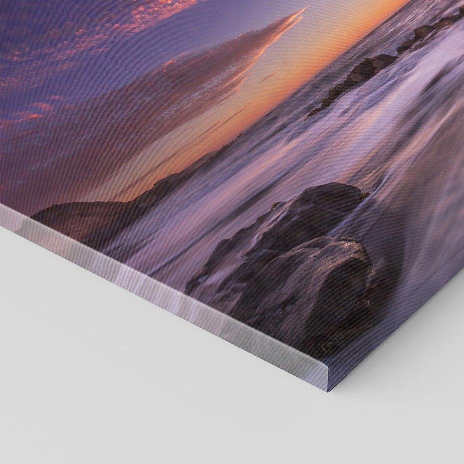 Obraz na płótnie 60x60 - Spojrzenie w głąb duszy - zachód słońca, zmierzch