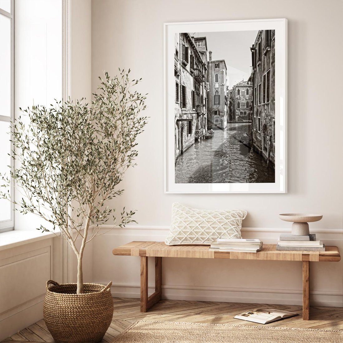 Plakat bez ramy 30x40 - Zabłądzić w Wenecji - wenecja, kanały