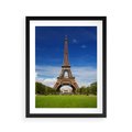 Plakat w ramie 40x50 - Eiffla: symbole Paryża - Eiffla, Paryż - rama czarna