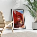 Plakat bez ramy 30x40 - Perspektywa Uliczki - uliczka, perspektywa