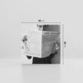Obraz na płótnie 80x80 - Nowe Wiadomości - retro zdjęcie, czarno białe