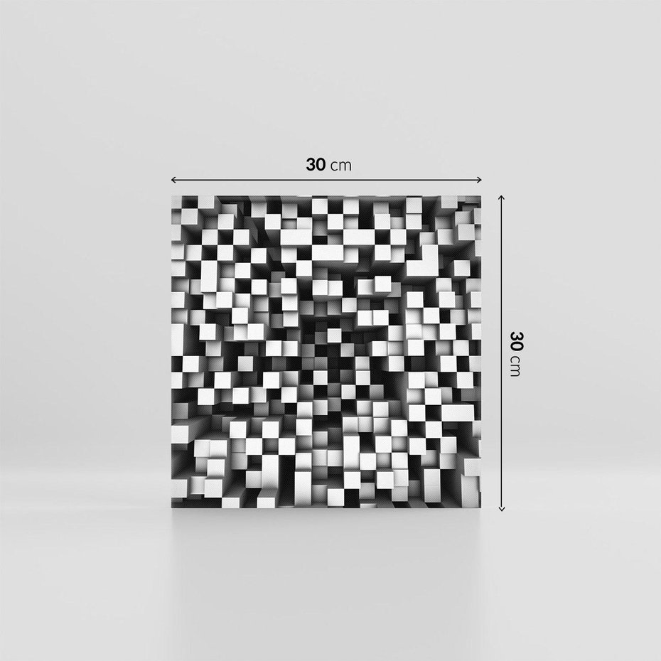 Obraz na płótnie 30x30 - Abstrakcyjne wizje w 3D - 3D, abstrakcja