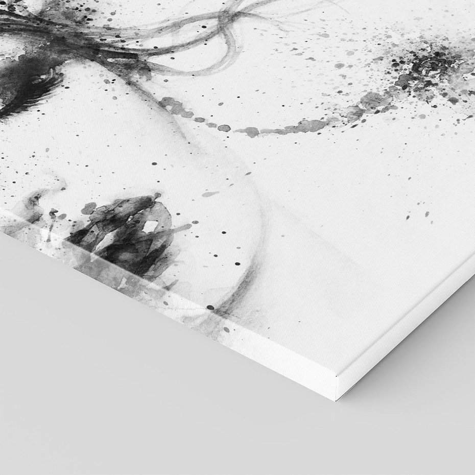 Obraz na płótnie 50x50 - Eksplozja Kolorów - akwarela, abstrakcja