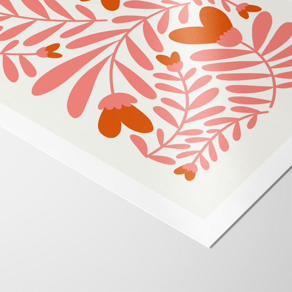 Plakat bez ramy 30x40 - Taniec komplementarnych barw - kwiaty, pastelowe kolory