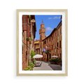 Plakat w ramie 50x70 - Urok włoskich uliczek - włoskie, uliczki - rama drewno