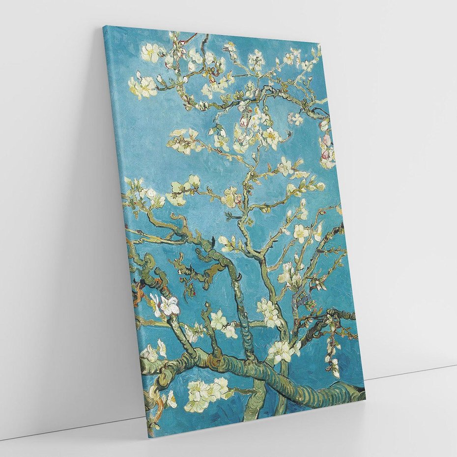 Obraz na płótnie 80x120 - Almond blossom 1890, Vincent van Gogh - Reprodukcja - reprodukcja, obraz na płótnie