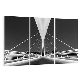 Obraz na płótnie 120x80 - Most nocą - Architektura - most, noc