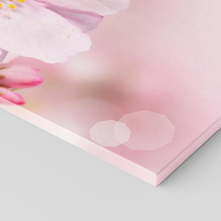 Obraz na płótnie 140x70 - Kwitnąca wiśnia: delikatność natury - kwitnąca, wiśnia